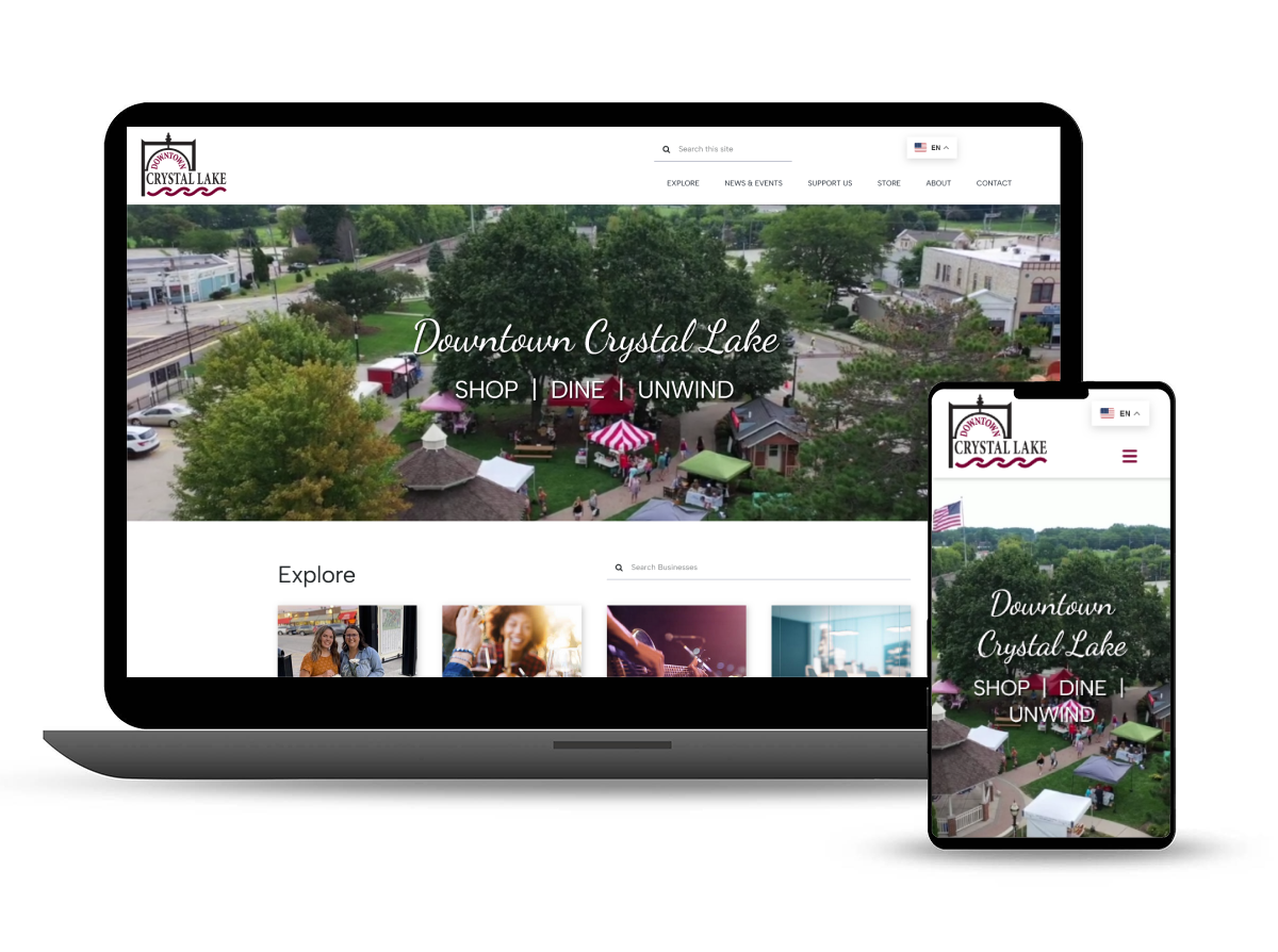 Downtown Crystal Lake Website