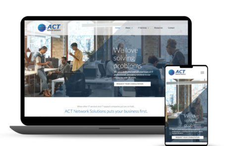 ACT Network Solutions website