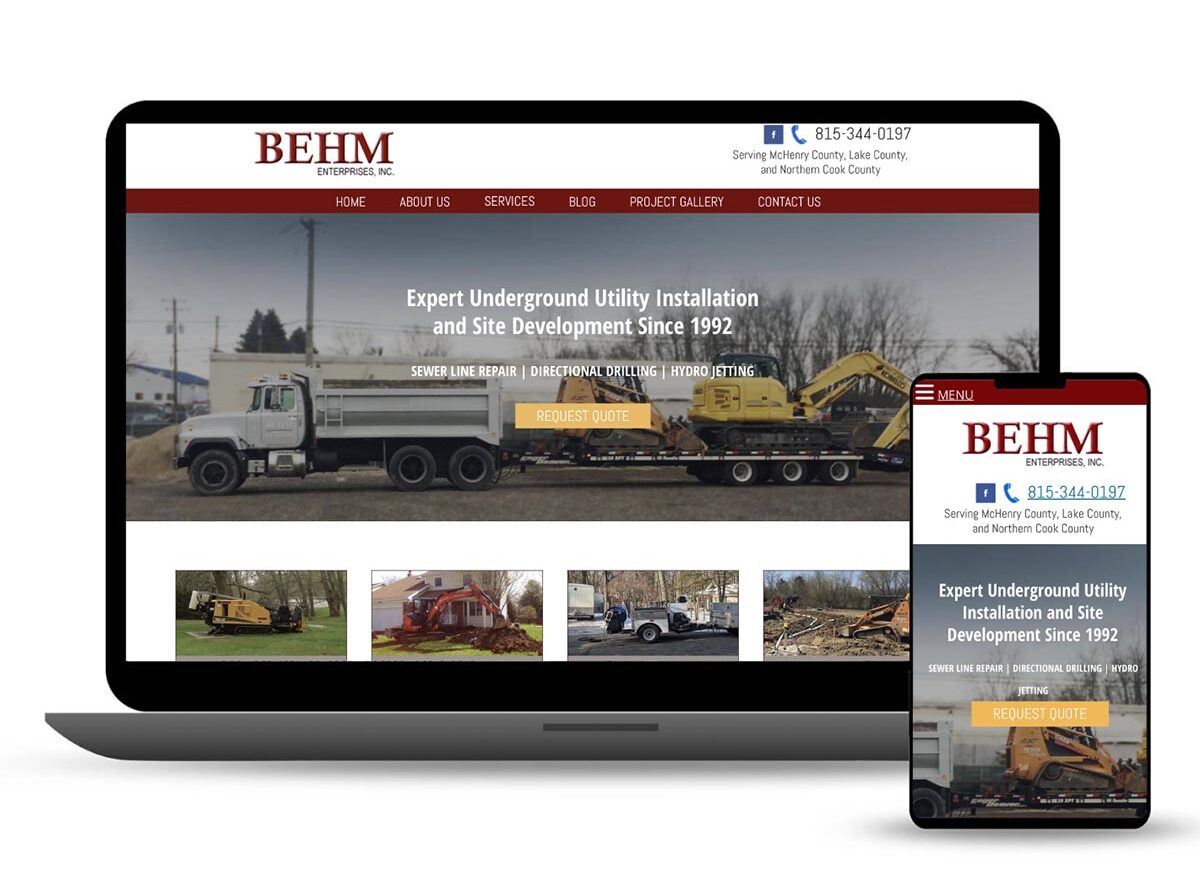 BEHM Enterprises website