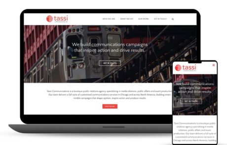 Tassi Communication website