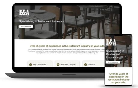 E&A Insurance Web Design