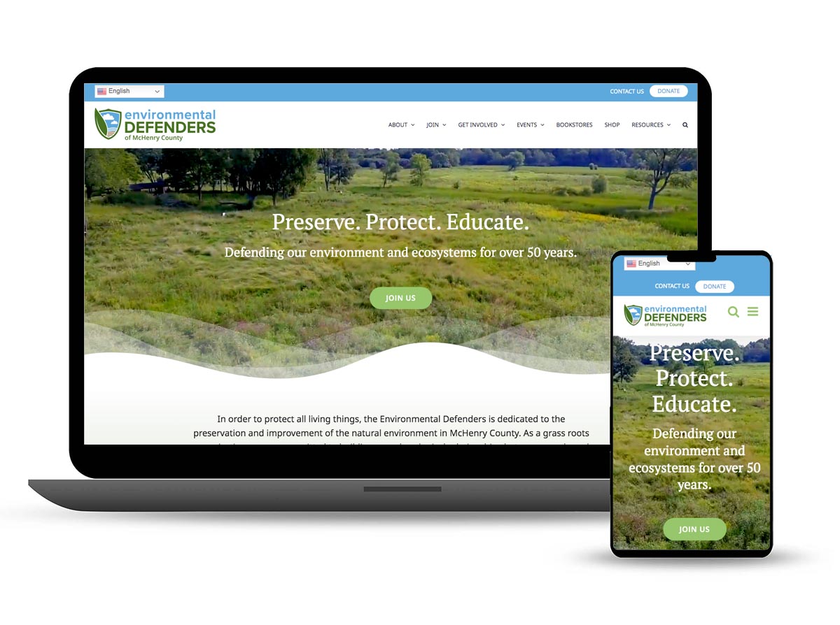 Environmental Defenders Website Design